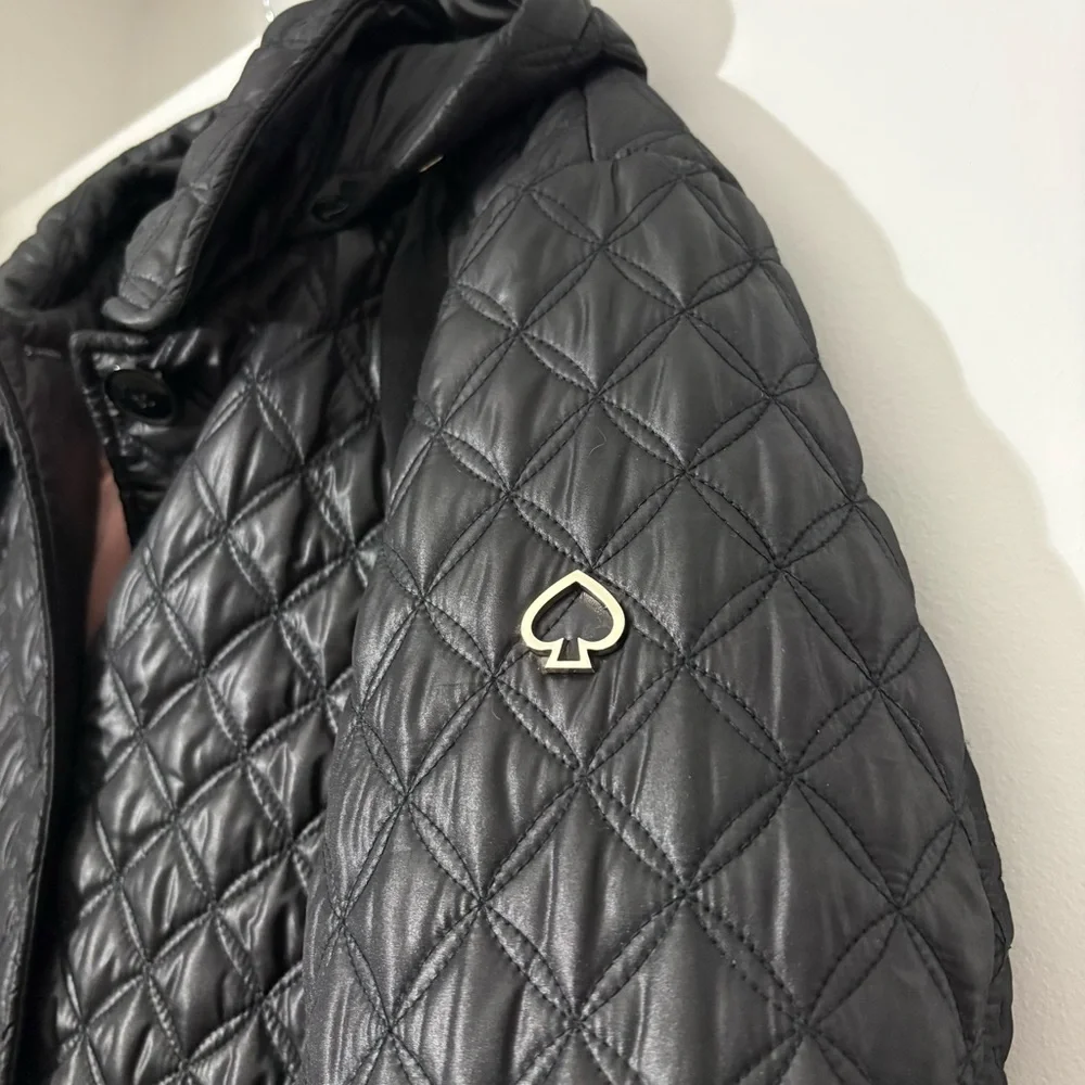 Kate Spade | Quilted Button Front Women's Jacket with hood